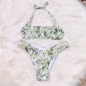 Abercrombie & Fitch Women's Butterfly Floral Print Bikini Set Size S